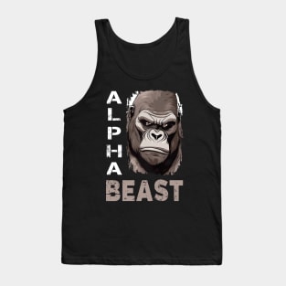 Alpha Animal Powerful Gorilla - Anime Shirt Tank Top